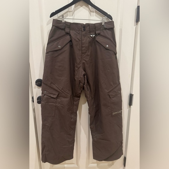 Oakley Other - Oakley 3M Thinsulate Men's Dark Brown Cargo Snow Pants size large- sample NWOT